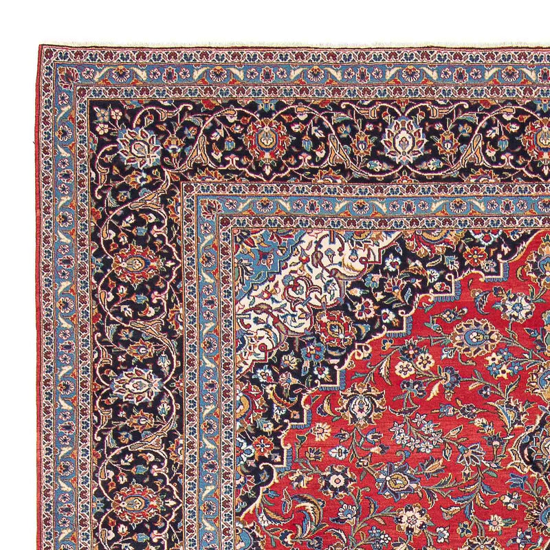Tappeto Persero - Keshan - 400 x 398 cm - rosso
