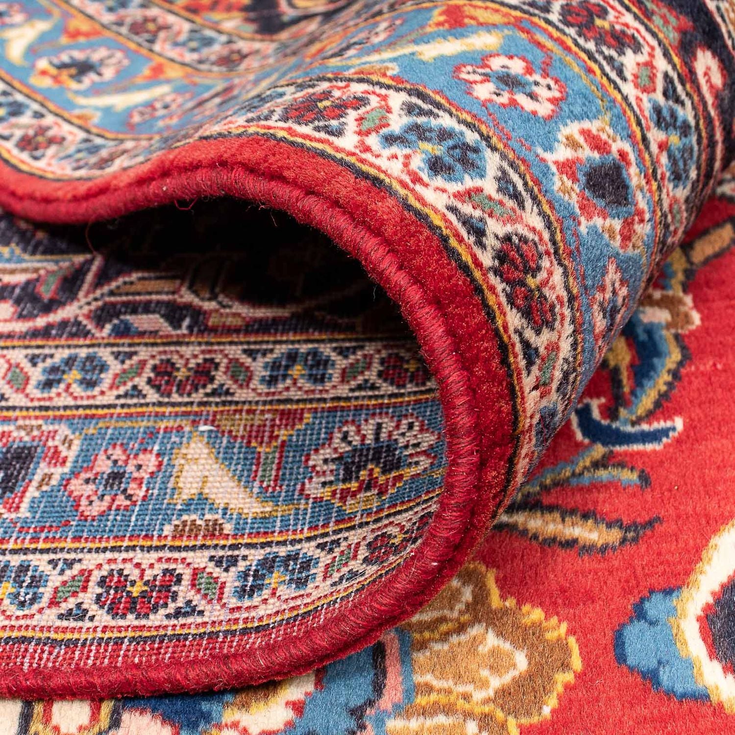 Tappeto Persero - Keshan - 400 x 398 cm - rosso