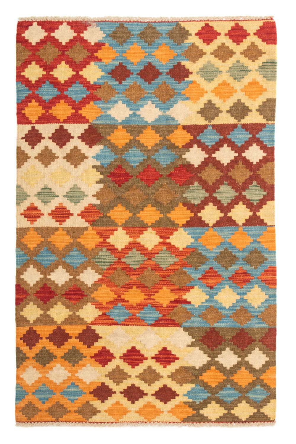 Tappeto Kelim - Splash - 125 x 80 cm - multicolore