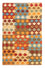 Tappeto Kelim - Splash - 125 x 80 cm - multicolore