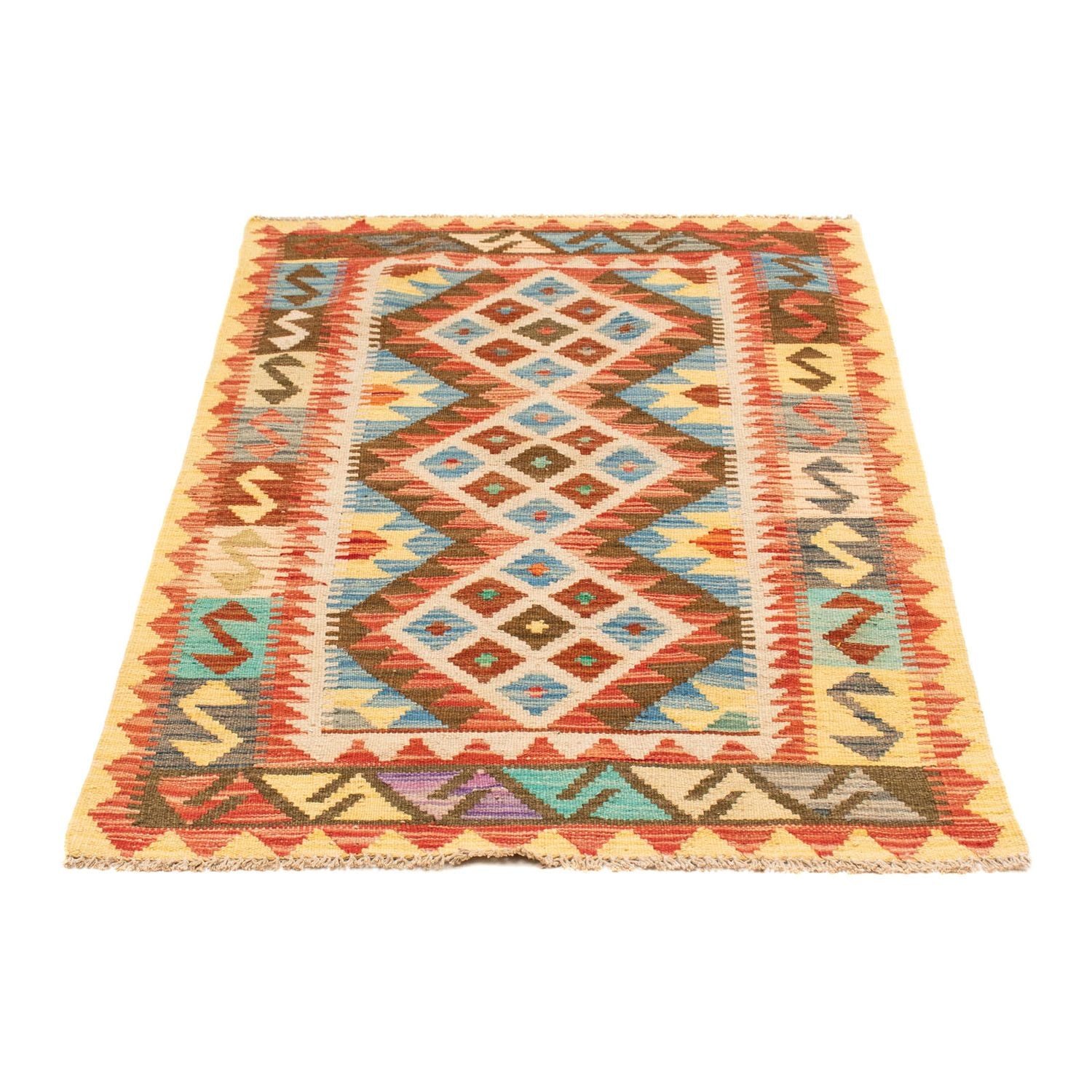 Tappeto Kelim - Splash - 125 x 80 cm - multicolore