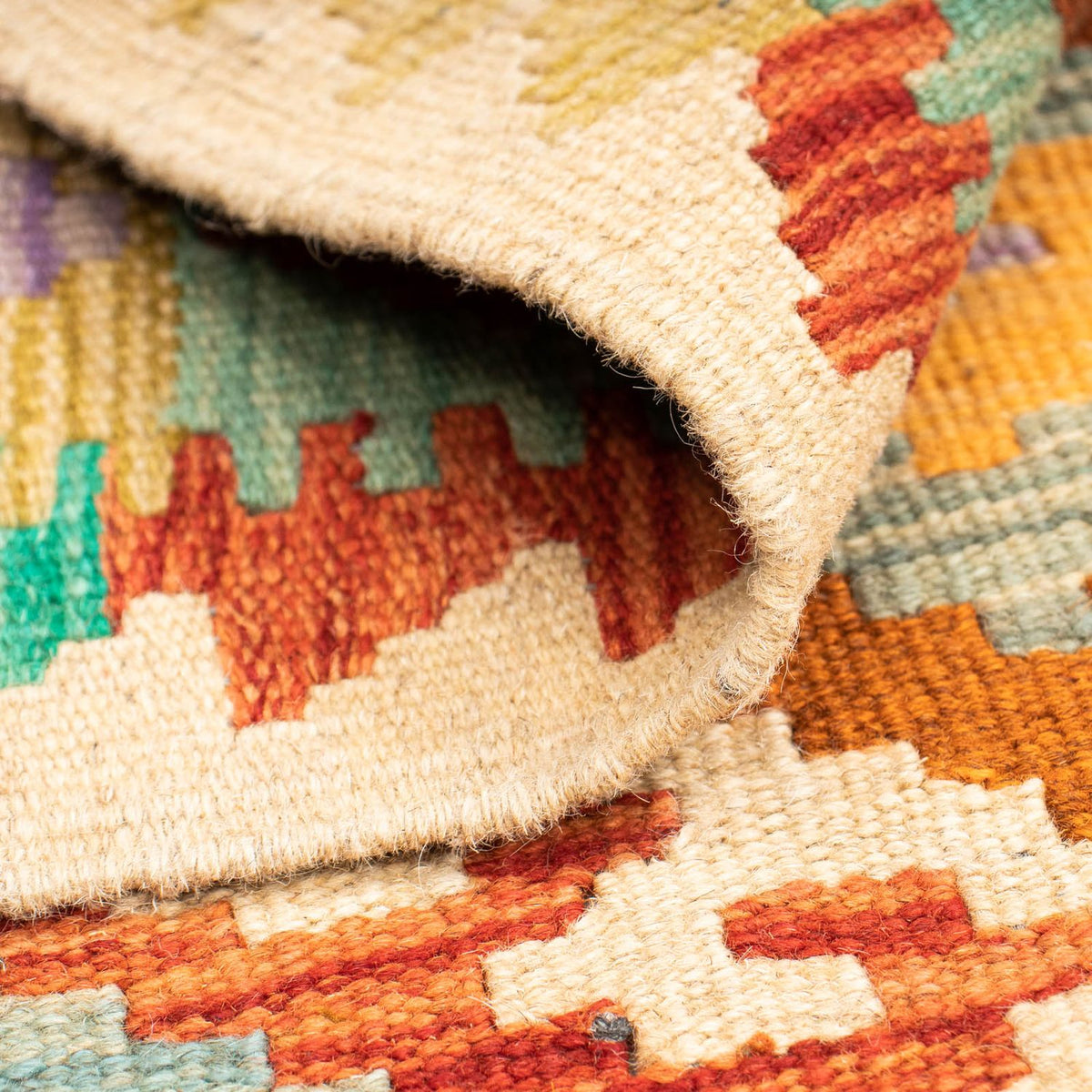 Tappeto Kelim - Splash - 125 x 80 cm - multicolore