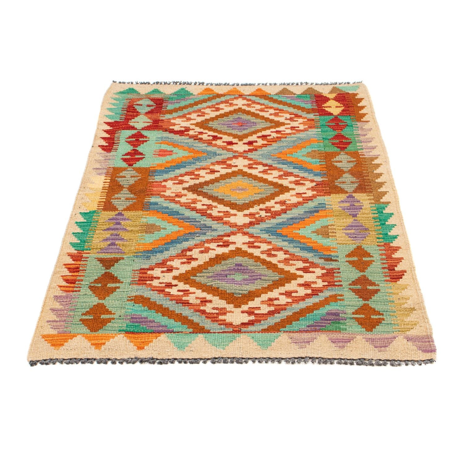 Tappeto Kelim - Splash - 125 x 80 cm - multicolore