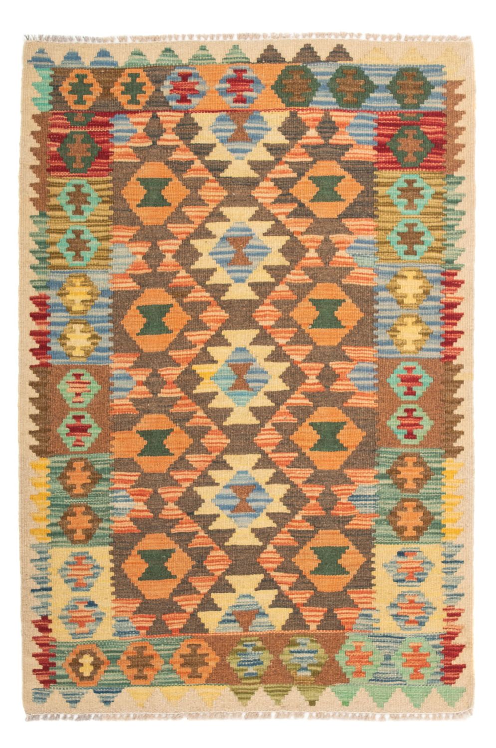 Tappeto Kelim - Splash - 125 x 80 cm - multicolore