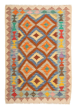 Tappeto Kelim - Splash - 125 x 80 cm - multicolore