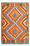Tappeto Kelim - Splash - 121 x 85 cm - multicolore