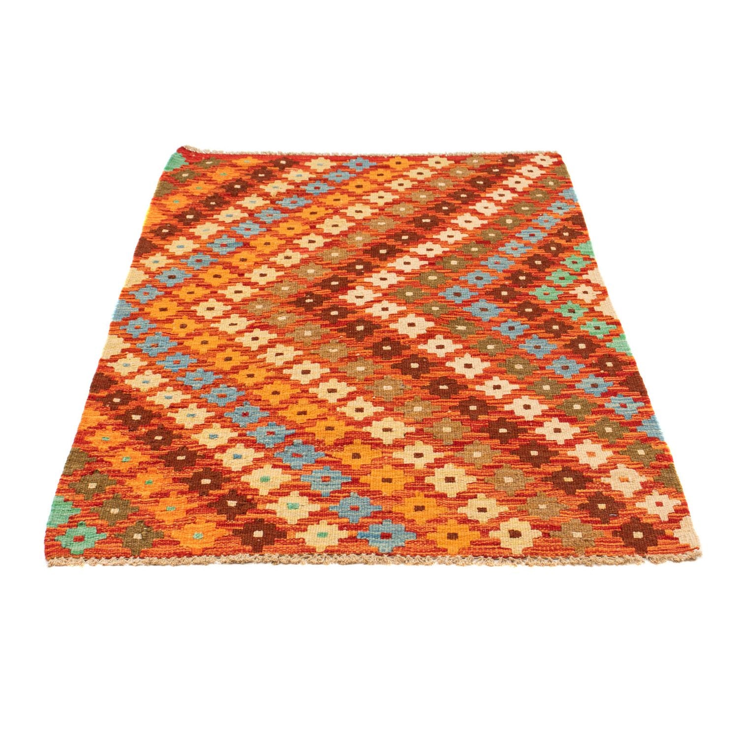Tappeto Kelim - Splash - 121 x 89 cm - multicolore