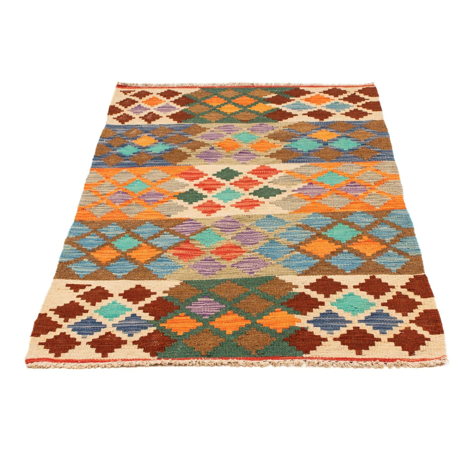 Tappeto Kelim - Splash - 125 x 80 cm - multicolore