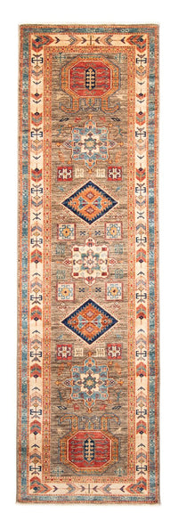 Tappeto corsia Tappeto Ziegler - Kazak - 249 x 73 cm - marrone chiaro