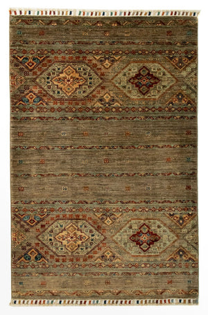 Tappeto Ziegler - Moderno - 123 x 82 cm - marrone scuro