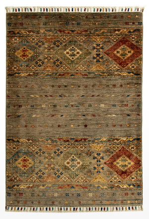 Tappeto Ziegler - Moderno - 114 x 80 cm - marrone scuro