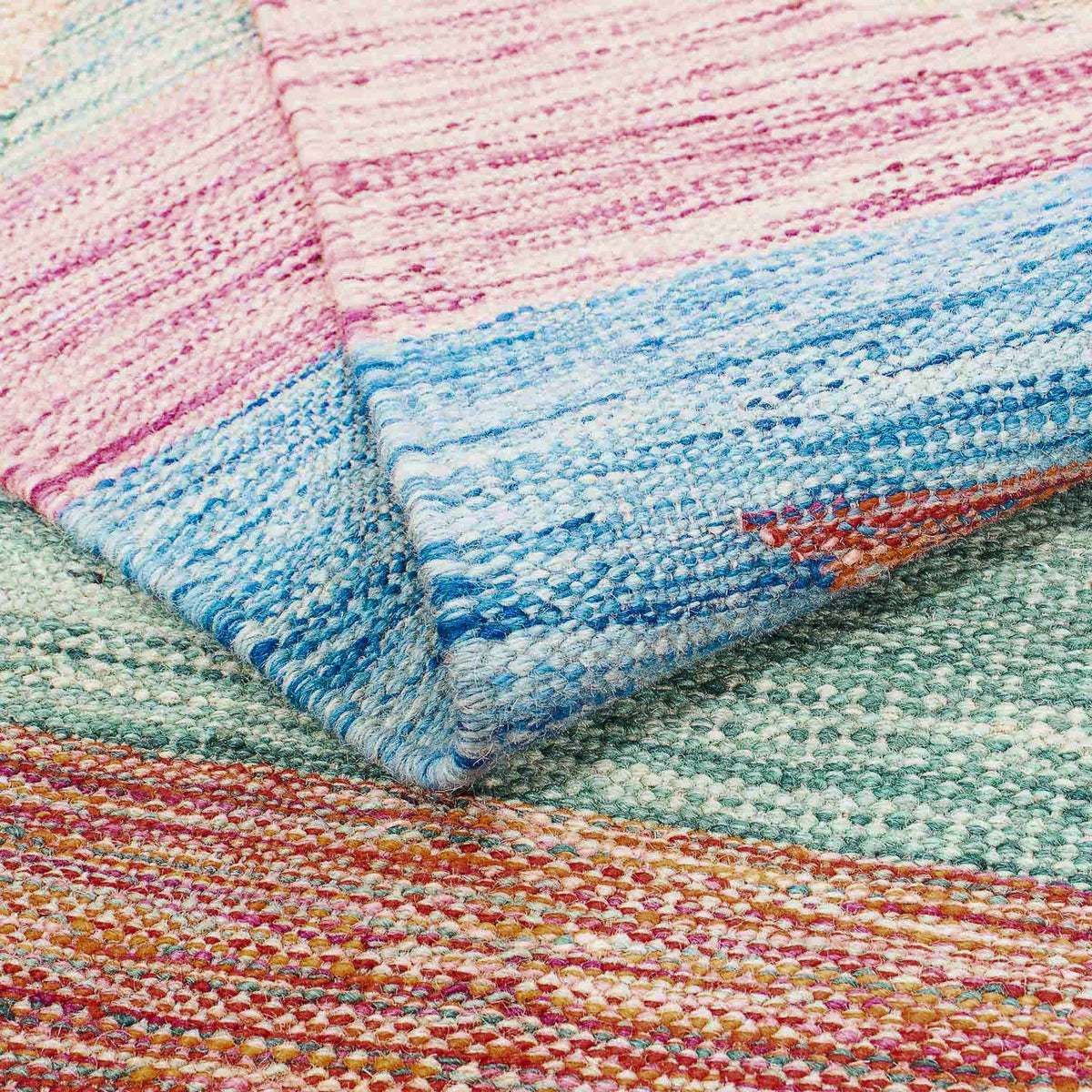 Tappeto Kelim - Splash - 244 x 159 cm - multicolore