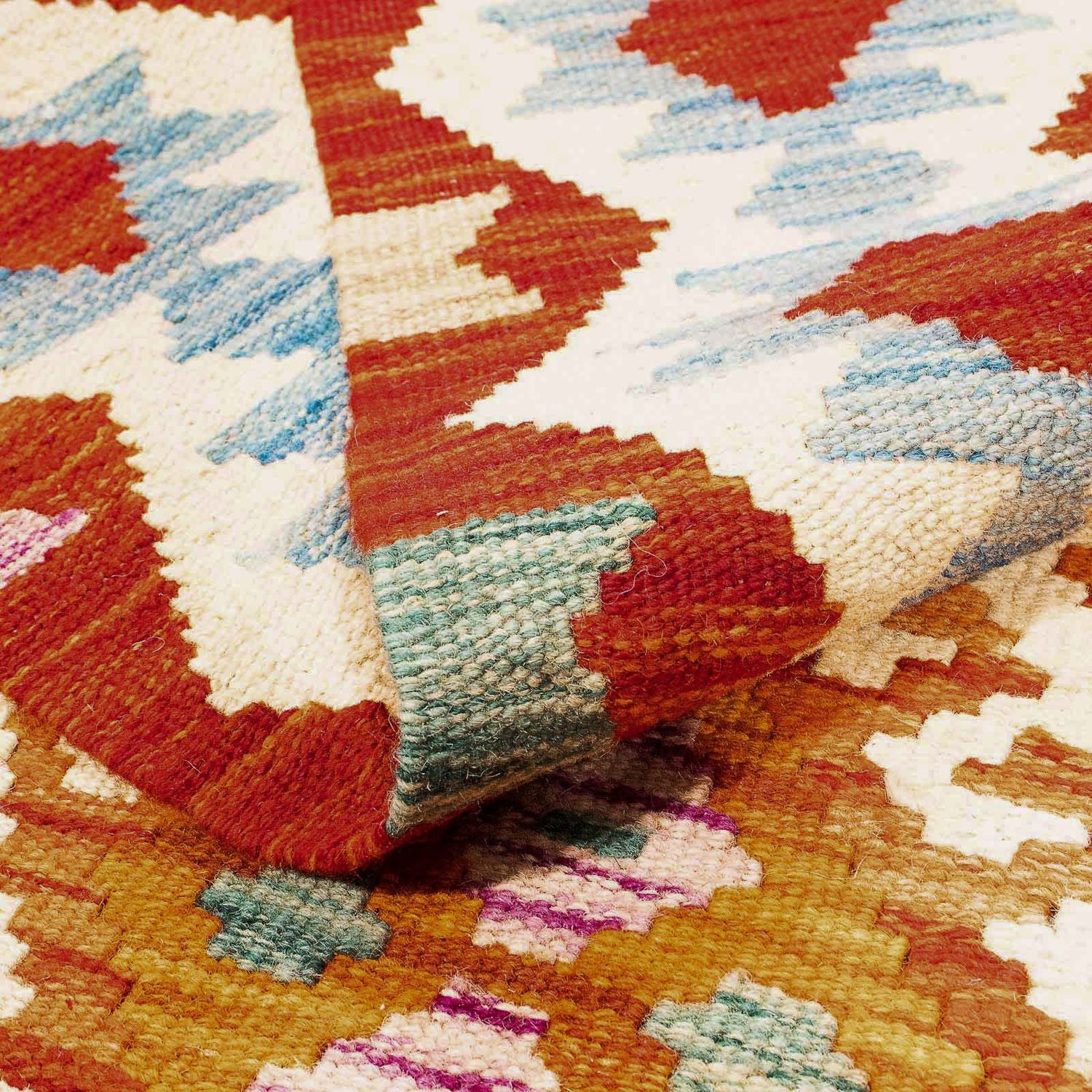 Tappeto Kelim - Splash - 236 x 172 cm - multicolore
