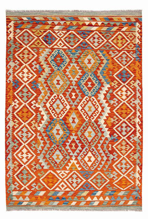 Tappeto Kelim - Splash - 250 x 180 cm - multicolore