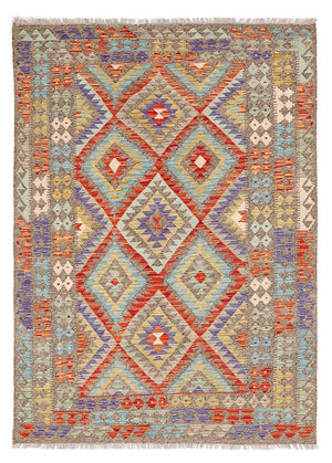 Tappeto Kelim - Splash - 205 x 156 cm - multicolore