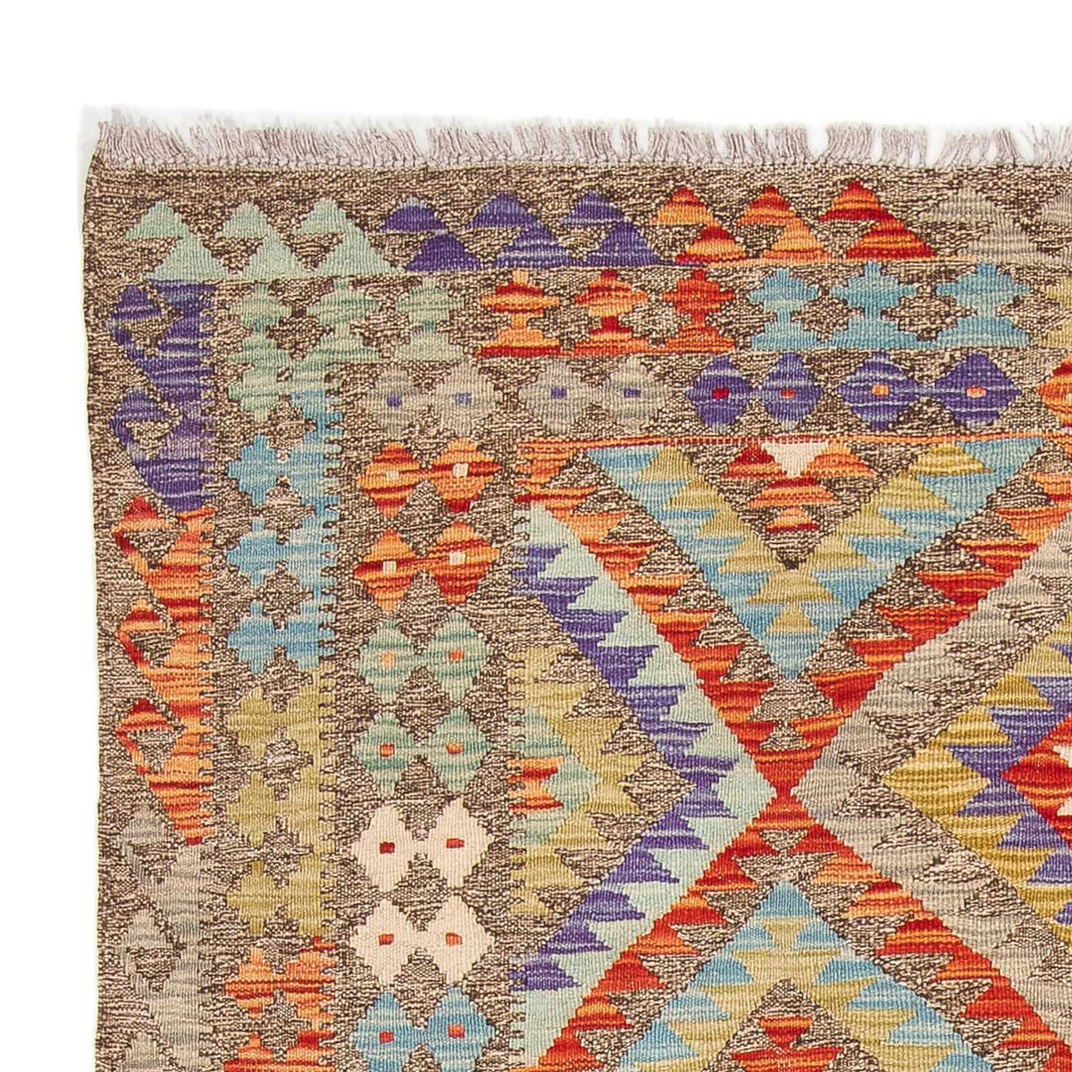 Tappeto Kelim - Splash - 205 x 156 cm - multicolore