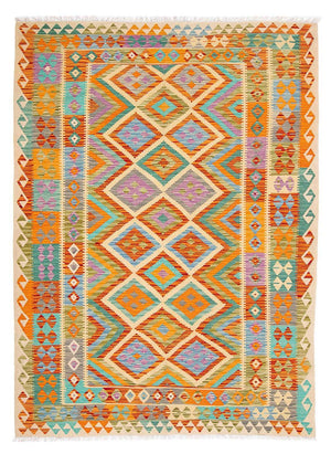 Tappeto Kelim - Splash - 246 x 185 cm - multicolore