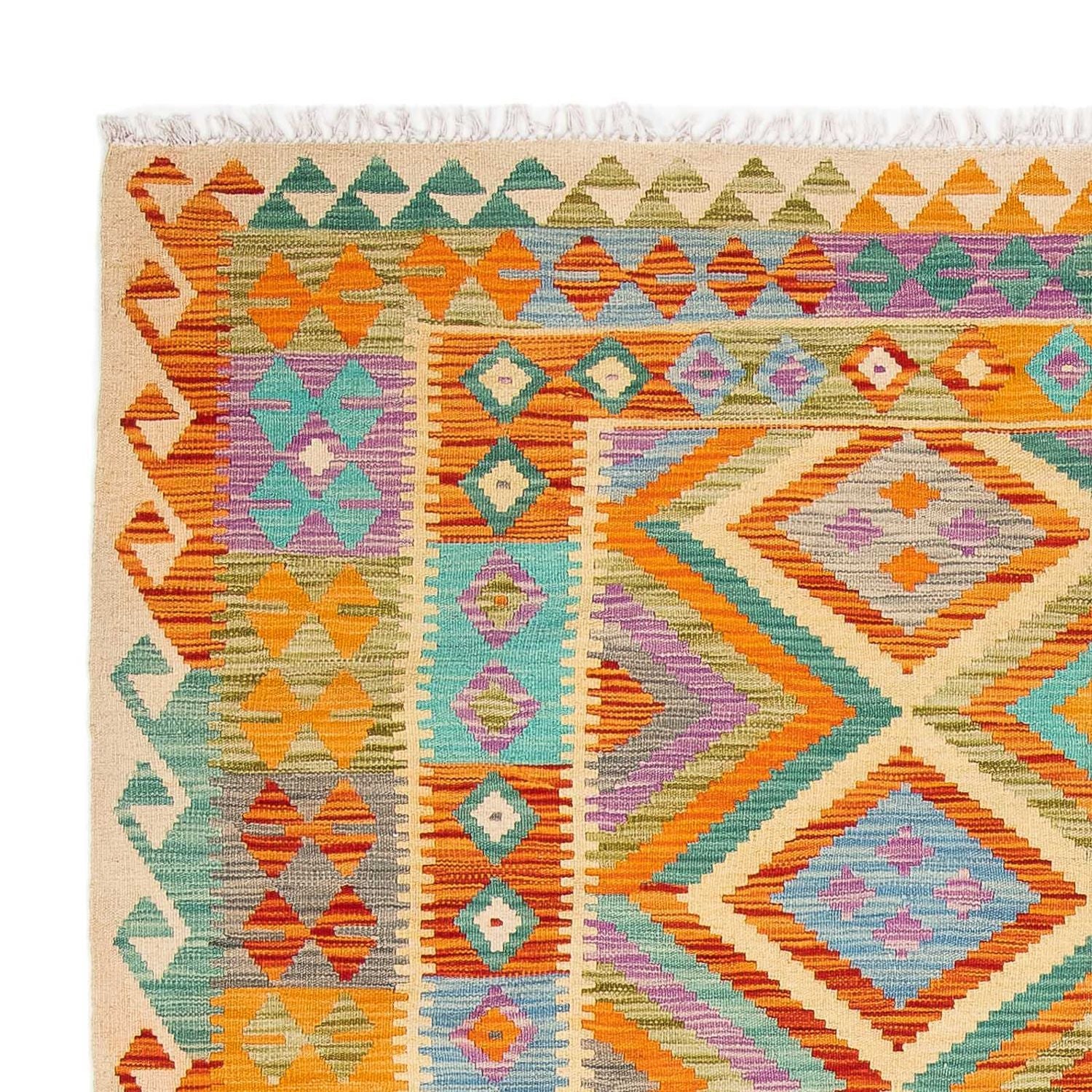 Tappeto Kelim - Splash - 246 x 185 cm - multicolore