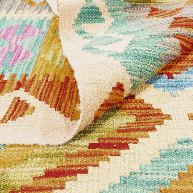 Tappeto Kelim - Splash - 246 x 185 cm - multicolore