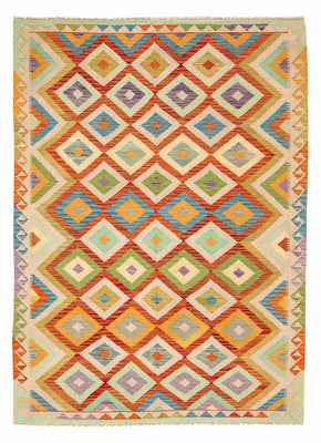 Tappeto Kelim - Splash - 241 x 171 cm - multicolore