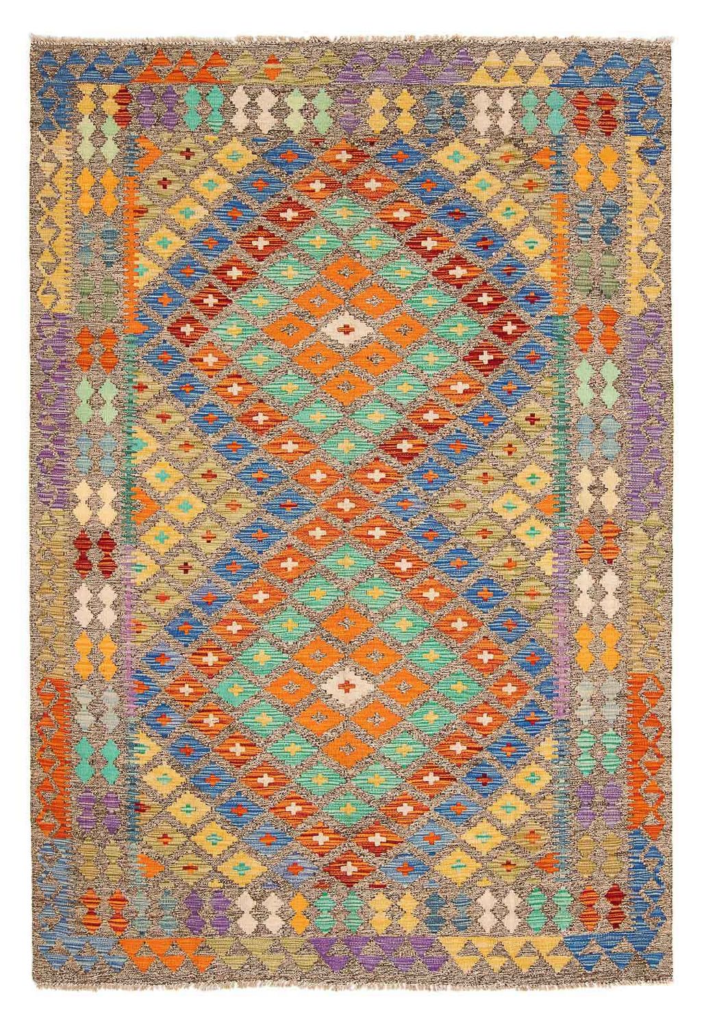 Tappeto Kelim - Splash - 234 x 169 cm - multicolore