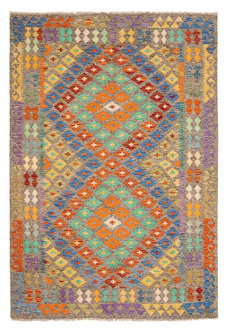 Tappeto Kelim - Splash - 234 x 169 cm - multicolore