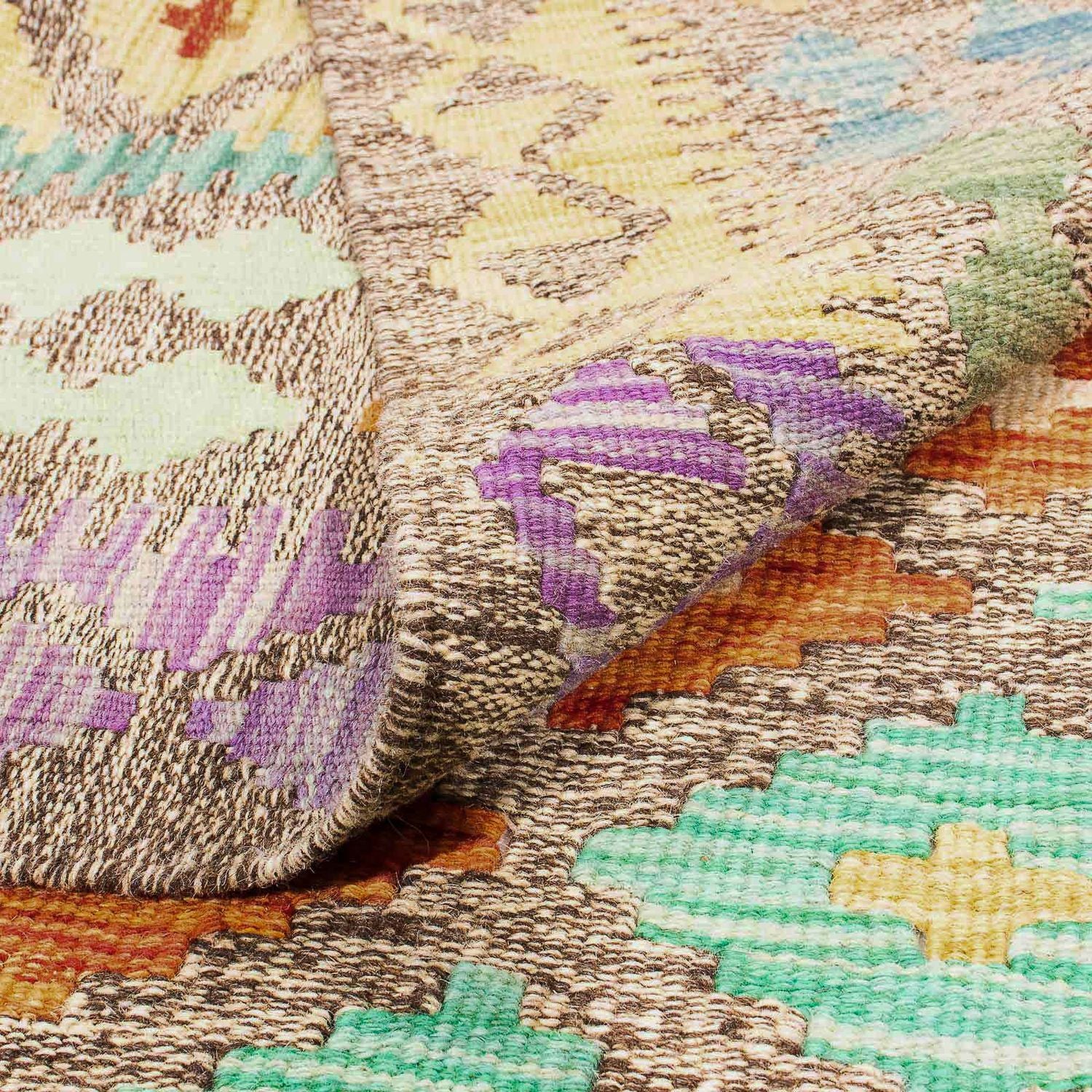 Tappeto Kelim - Splash - 234 x 169 cm - multicolore
