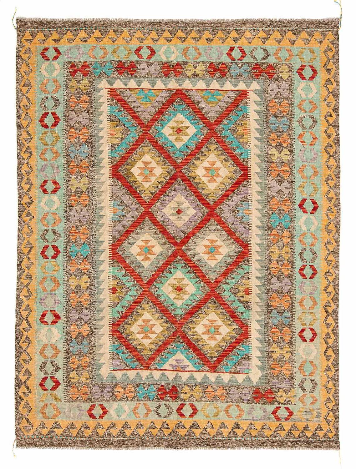 Tappeto Kelim - Splash - 239 x 174 cm - multicolore