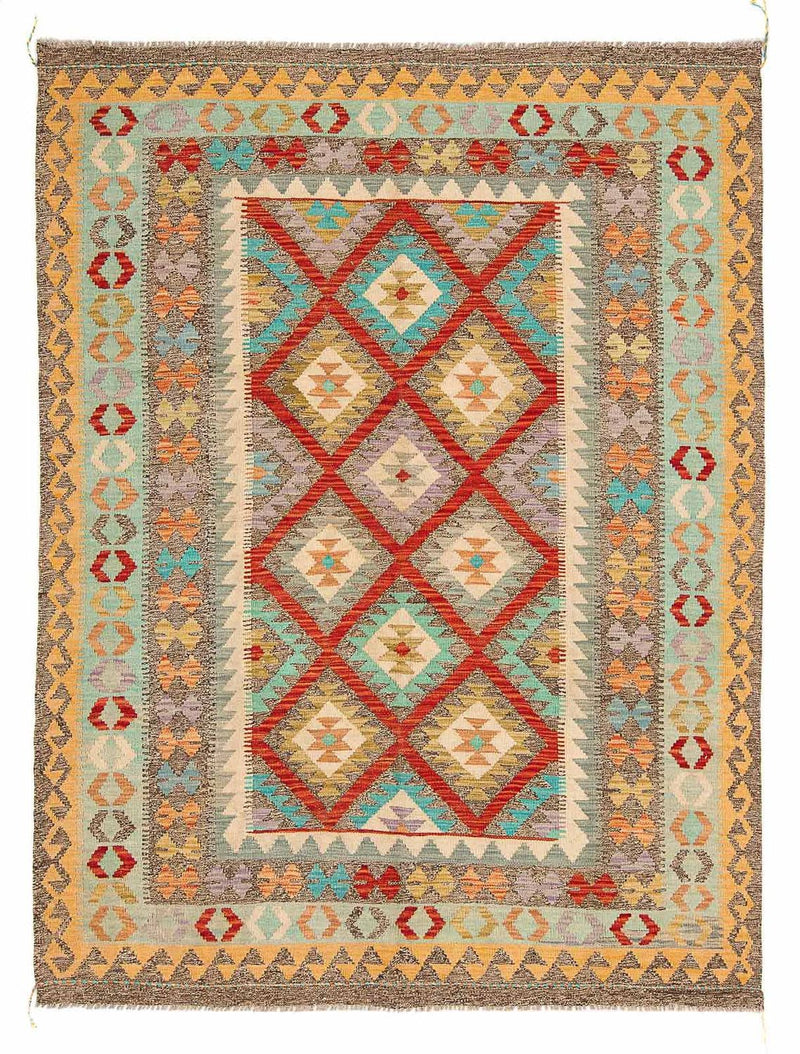 Tappeto Kelim - Splash - 239 x 174 cm - multicolore