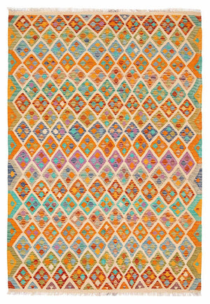 Tappeto Kelim - Splash - 250 x 180 cm - multicolore