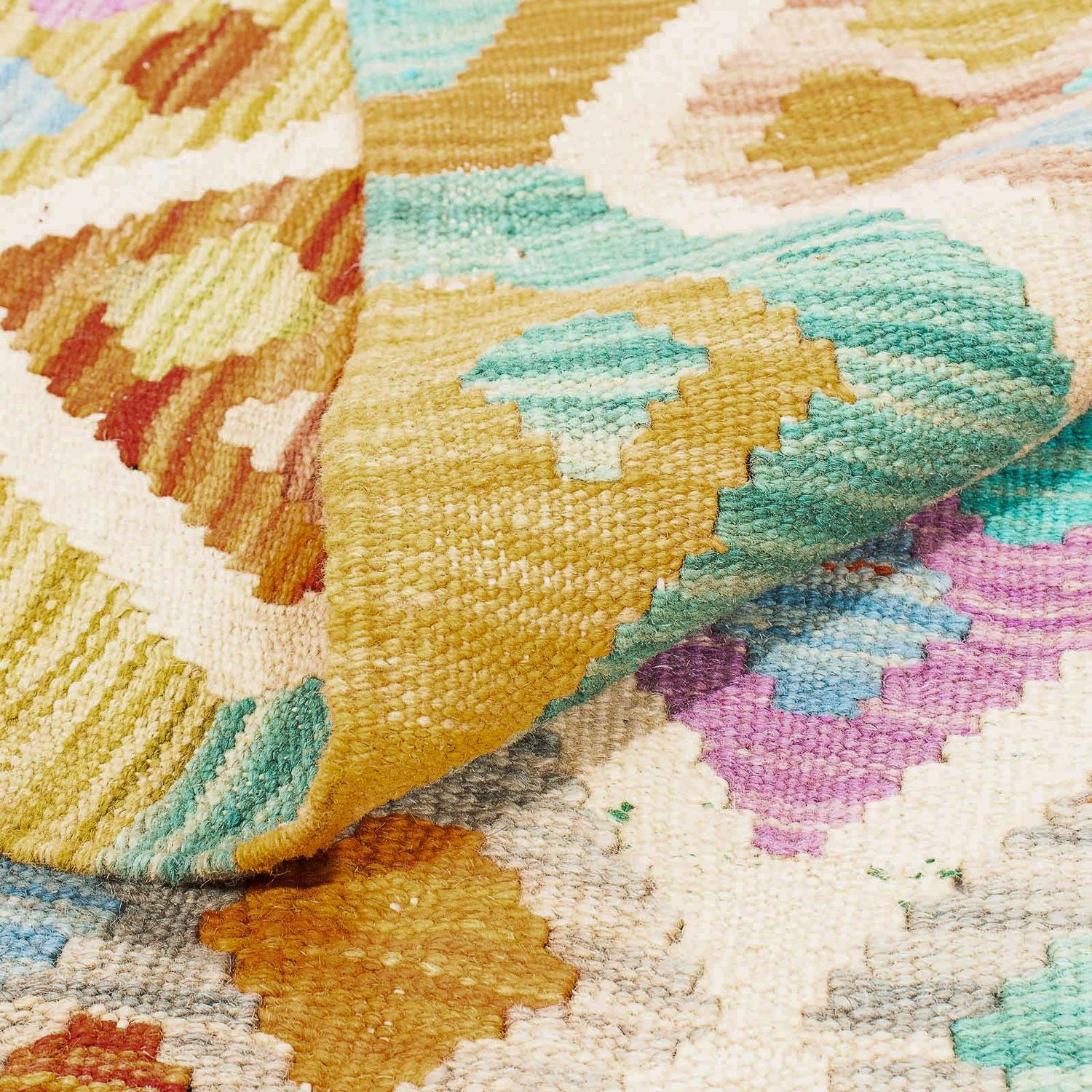 Tappeto Kelim - Splash - 250 x 180 cm - multicolore