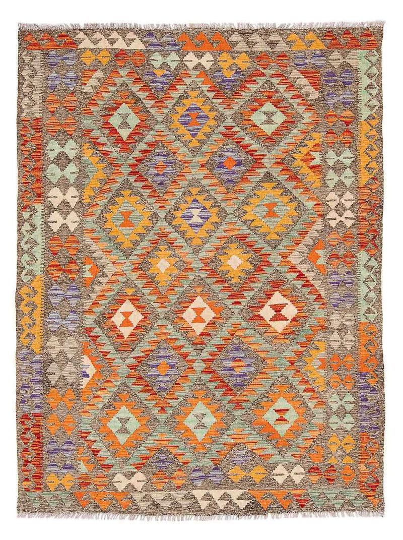 Tappeto Kelim - Splash - 203 x 152 cm - multicolore