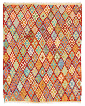 Tappeto Kelim - Splash - 188 x 169 cm - multicolore