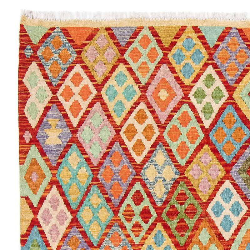 Tappeto Kelim - Splash - 188 x 169 cm - multicolore