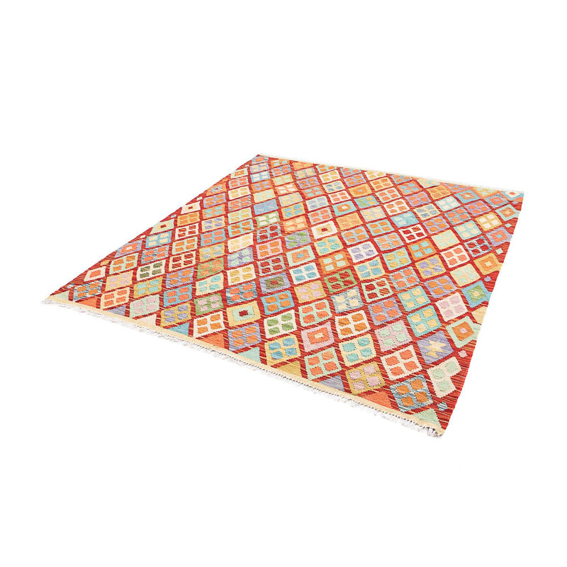 Tappeto Kelim - Splash - 188 x 169 cm - multicolore