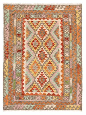 Tappeto Kelim - Splash - 188 x 153 cm - multicolore