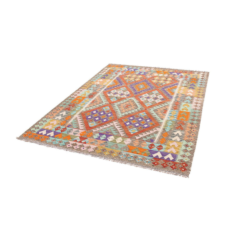 Tappeto Kelim - Splash - 194 x 154 cm - multicolore