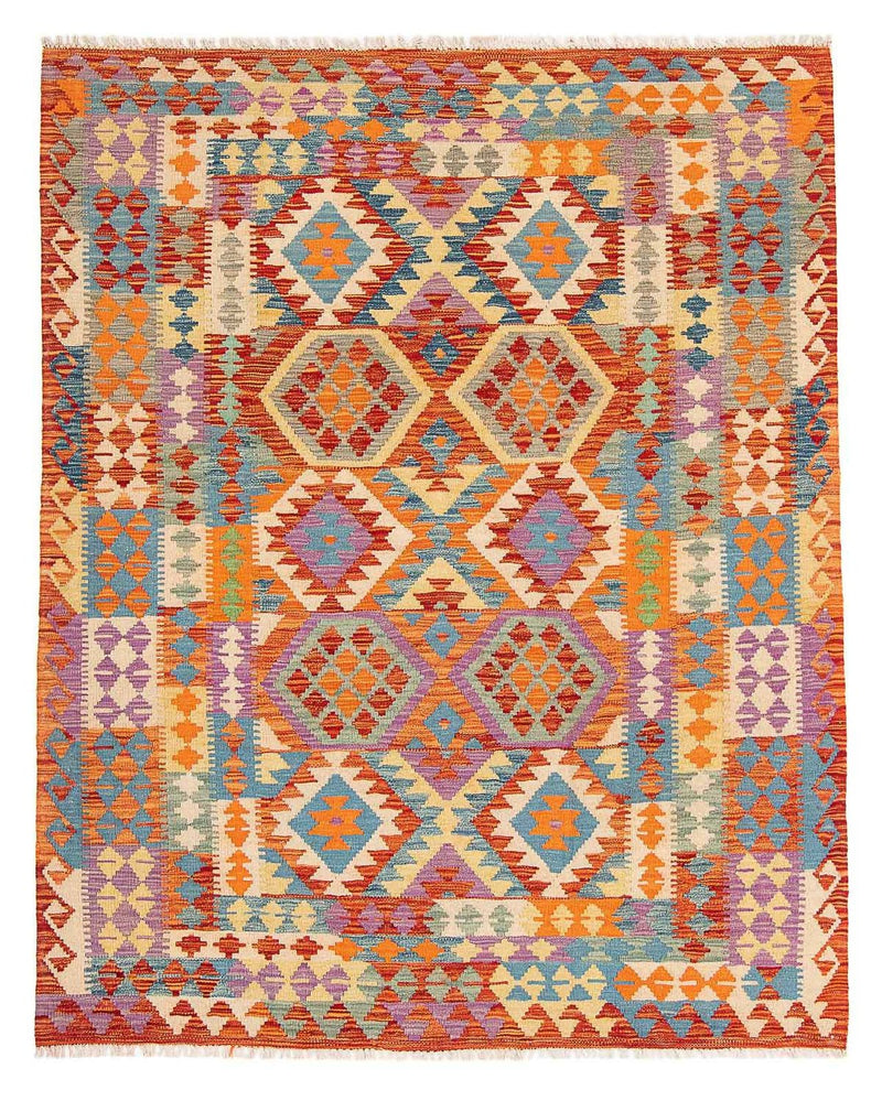 Tappeto Kelim - Splash - 195 x 155 cm - multicolore