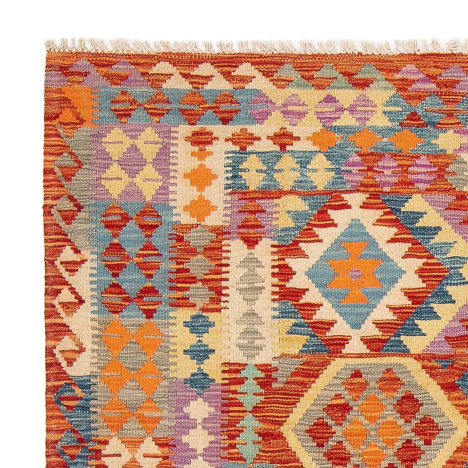 Tappeto Kelim - Splash - 195 x 155 cm - multicolore