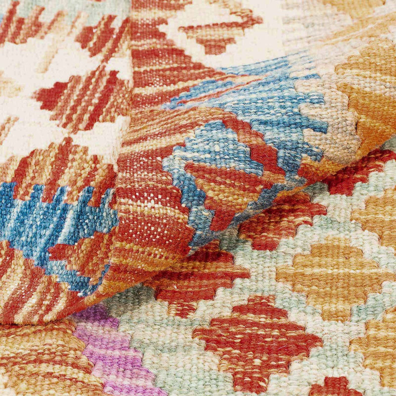 Tappeto Kelim - Splash - 195 x 155 cm - multicolore