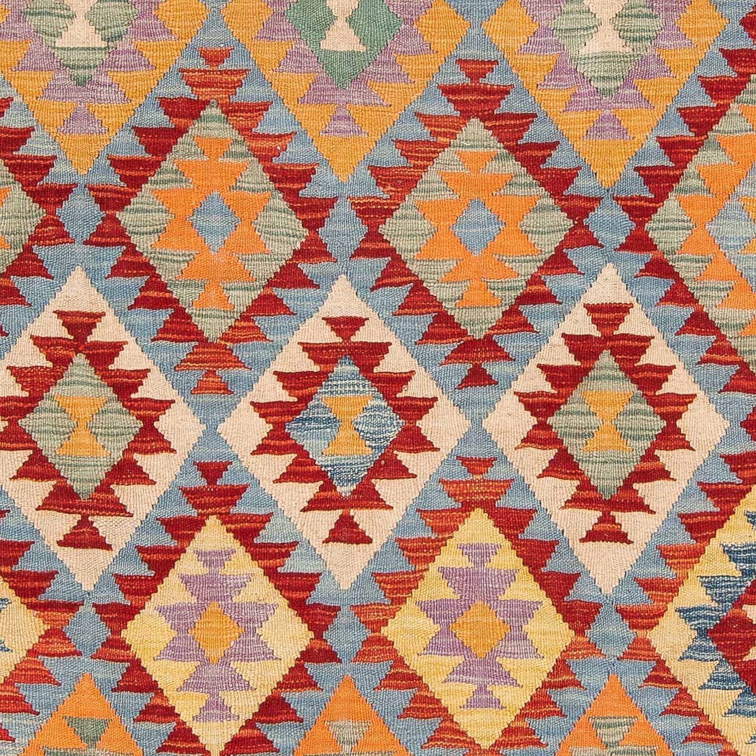 Tappeto Kelim - Splash - 194 x 152 cm - multicolore