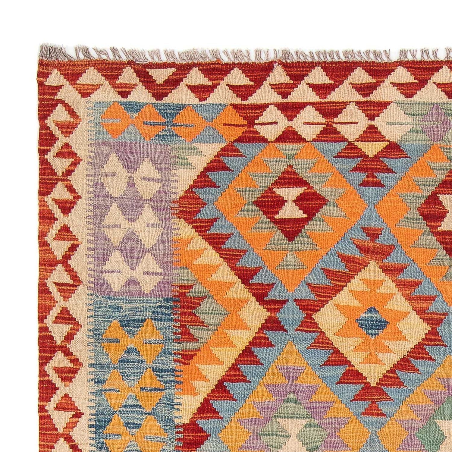 Tappeto Kelim - Splash - 194 x 152 cm - multicolore
