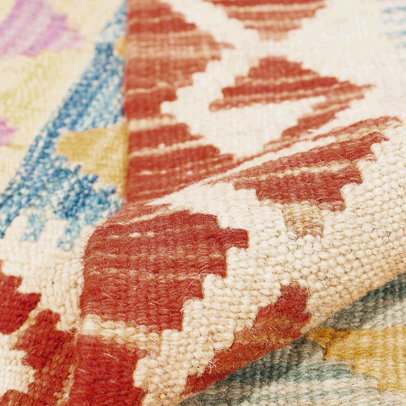 Tappeto Kelim - Splash - 194 x 152 cm - multicolore