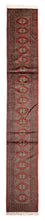 Tappeto corsia Tappeto afgano - Bukhara - 396 x 64 cm - rosso scuro