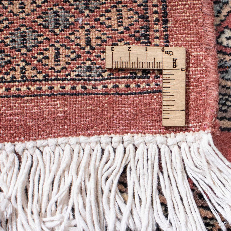 Tappeto corsia Tappeto afgano - Bukhara - 396 x 64 cm - rosso scuro