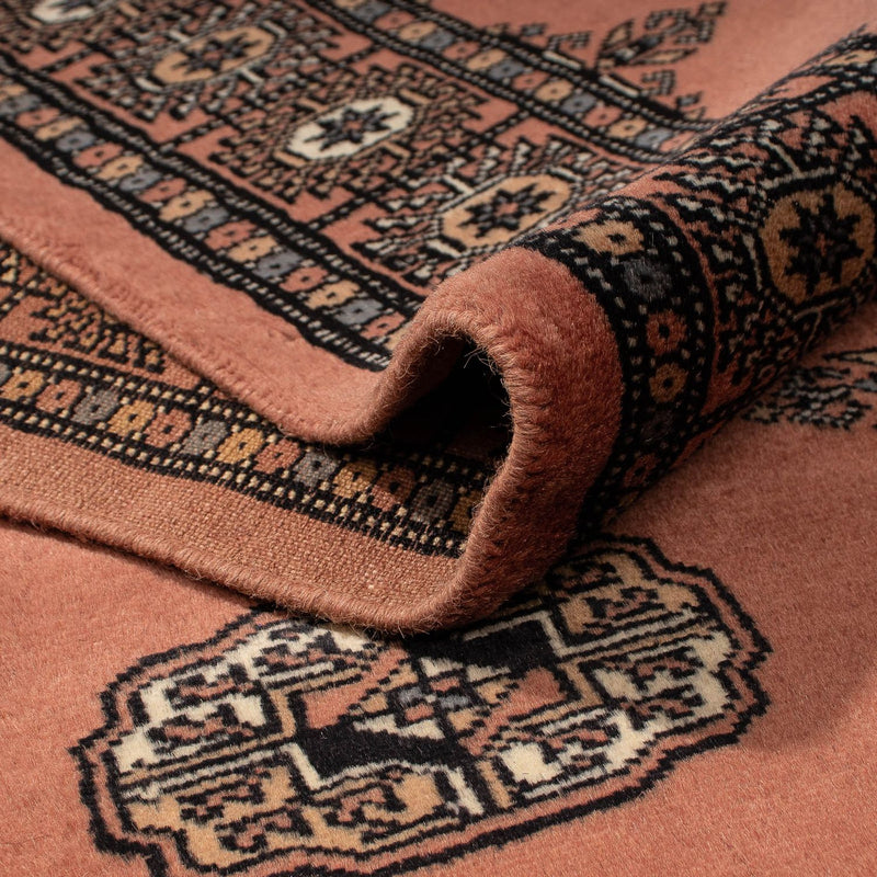 Tappeto corsia Tappeto afgano - Bukhara - 404 x 77 cm - rosso chiaro