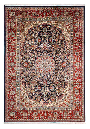 Tappeto Persero - Keshan - 299 x 205 cm - blu scuro