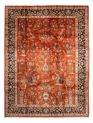 Tappeto Persero - Keshan - 276 x 215 cm - ruggine
