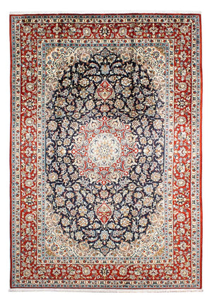 Tappeto Persero - Keshan - 293 x 208 cm - blu scuro