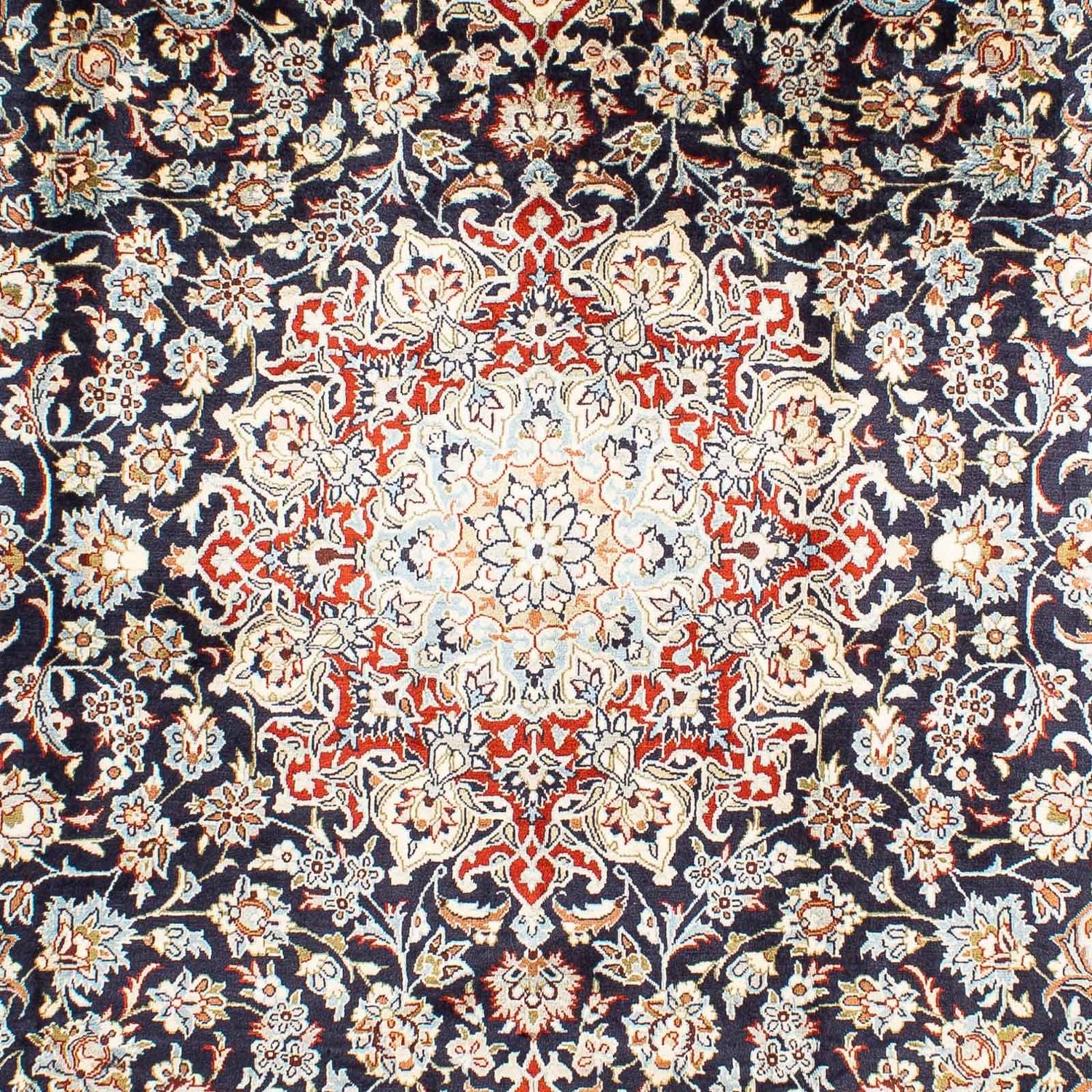 Tappeto Persero - Keshan - 293 x 208 cm - blu scuro